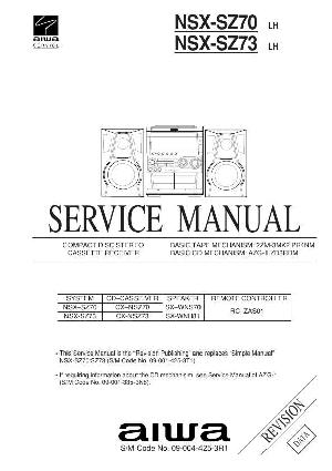 Сервисная инструкция Aiwa NSX-SZ70, NSX-SZ73 ― Manual-Shop.ru