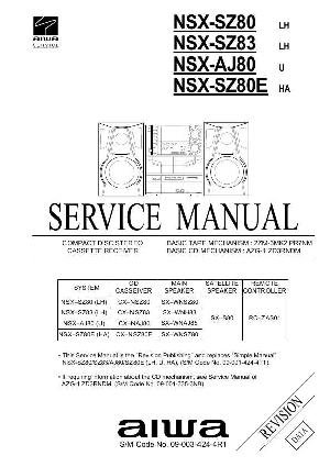 Сервисная инструкция Aiwa NSX-SZ80, NSX-SZ83 ― Manual-Shop.ru