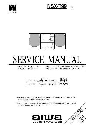 Сервисная инструкция Aiwa NSX-T99 ― Manual-Shop.ru