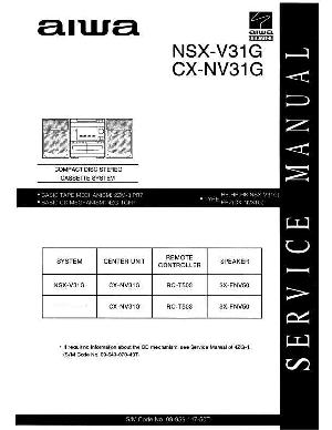Service manual AIWA NSX-V31G, CX-NV31G ― Manual-Shop.ru