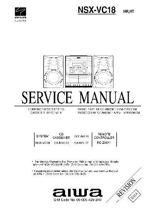 Сервисная инструкция Aiwa NSX-VC18 ― Manual-Shop.ru
