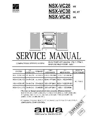 Сервисная инструкция AIWA NSX-VC28, NSX-VC38, NSX-VC43 ― Manual-Shop.ru