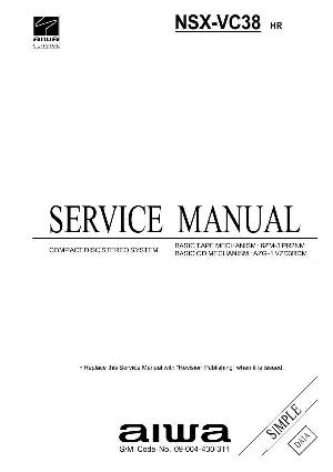 Сервисная инструкция Aiwa NSX-VC38 ― Manual-Shop.ru