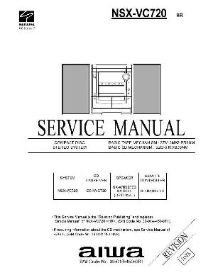 Сервисная инструкция AIWA NSX-VC720 ― Manual-Shop.ru