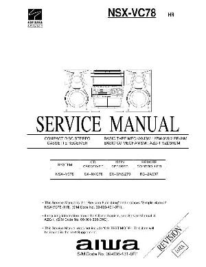 Сервисная инструкция AIWA NSX-VC78 ― Manual-Shop.ru