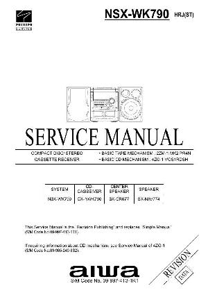 Сервисная инструкция Aiwa NSX-WK790 ― Manual-Shop.ru