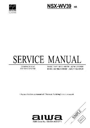 Сервисная инструкция Aiwa NSX-WV39 ― Manual-Shop.ru