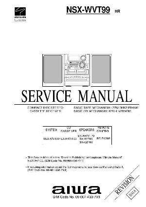 Сервисная инструкция Aiwa NSX-WVT99 ― Manual-Shop.ru