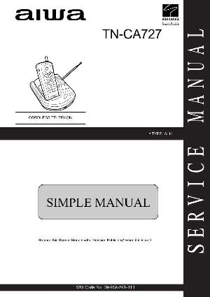 Service manual Aiwa TN-CA727 ― Manual-Shop.ru