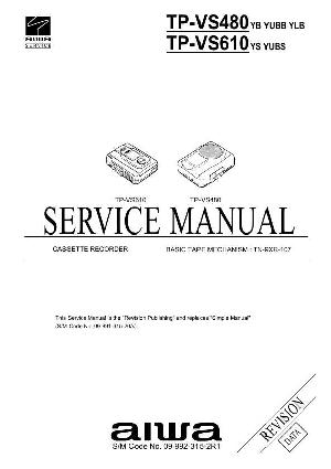Сервисная инструкция Aiwa TP-VS480 ― Manual-Shop.ru