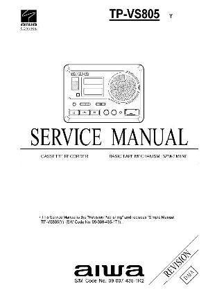 Сервисная инструкция Aiwa TP-VS805 ― Manual-Shop.ru