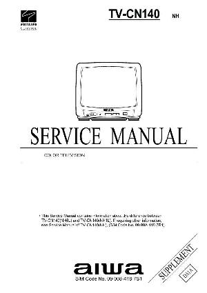 Сервисная инструкция Aiwa TV-CN140 ― Manual-Shop.ru