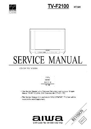 Сервисная инструкция Aiwa TV-F2100 ― Manual-Shop.ru