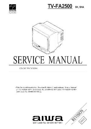 Сервисная инструкция Aiwa TV-FA2500 ― Manual-Shop.ru