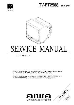 Сервисная инструкция Aiwa TV-FT2588 ― Manual-Shop.ru