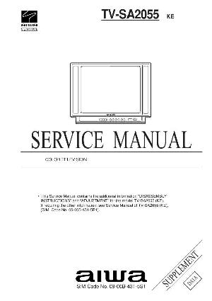 Сервисная инструкция Aiwa TV-SA2055 ― Manual-Shop.ru