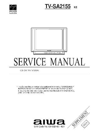 Сервисная инструкция Aiwa TV-SA2155 ― Manual-Shop.ru