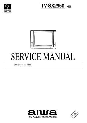 Сервисная инструкция Aiwa TV-SX2950 ― Manual-Shop.ru
