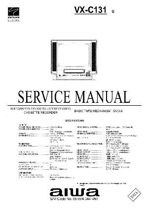 Сервисная инструкция Aiwa VX-C131 ― Manual-Shop.ru