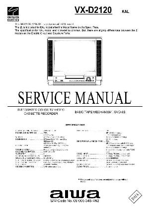 Сервисная инструкция Aiwa VX-D2120 ― Manual-Shop.ru