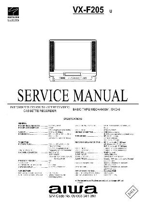 Сервисная инструкция Aiwa VX-F205 ― Manual-Shop.ru