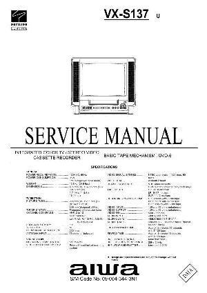 Service manual Aiwa VX-S137 ― Manual-Shop.ru