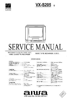 Сервисная инструкция Aiwa VX-S205 ― Manual-Shop.ru