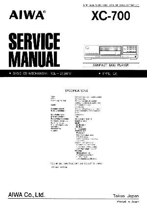 Сервисная инструкция Aiwa XC-700 ― Manual-Shop.ru