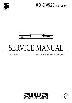 Сервисная инструкция Aiwa XD-DV520 ― Manual-Shop.ru