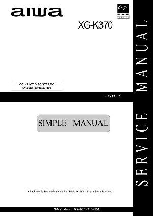 Service manual Aiwa XG-K370D ― Manual-Shop.ru