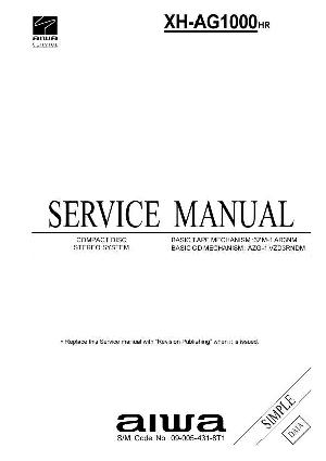 Service manual Aiwa XH-AG1000 ― Manual-Shop.ru