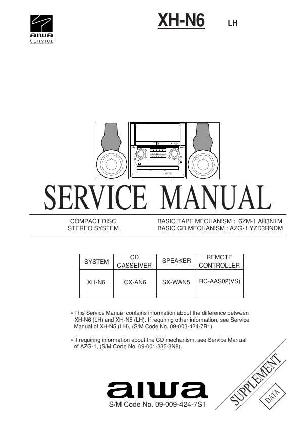 Сервисная инструкция Aiwa XH-N6 ― Manual-Shop.ru