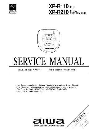 Service manual Aiwa XP-R110, XP-210 ― Manual-Shop.ru