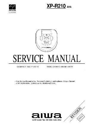 Сервисная инструкция Aiwa XP-R210 ― Manual-Shop.ru