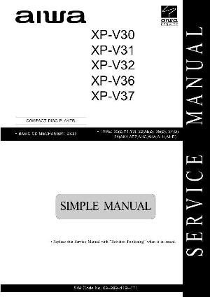 Сервисная инструкция Aiwa XP-V30 ― Manual-Shop.ru