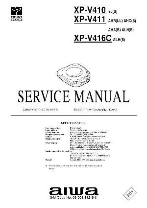 Сервисная инструкция Aiwa XP-V410, XP-V411, XP-V416C ― Manual-Shop.ru