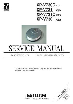 Сервисная инструкция Aiwa XP-V730, XP-V731, XP-V736 ― Manual-Shop.ru