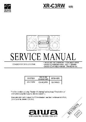 Сервисная инструкция Aiwa XR-C3RW ― Manual-Shop.ru