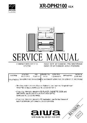 Сервисная инструкция Aiwa XR-DPH2100 ― Manual-Shop.ru