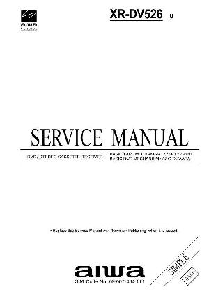 Сервисная инструкция Aiwa XR-DV526 ― Manual-Shop.ru