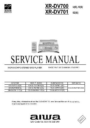 Service manual Aiwa XR-DV700, XR-DV701 ― Manual-Shop.ru