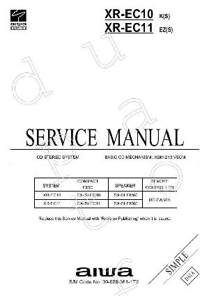 Сервисная инструкция Aiwa XR-EC10, XR-EC11 ― Manual-Shop.ru