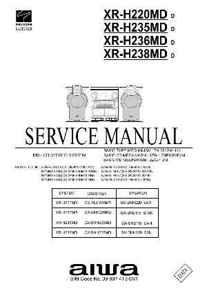 Сервисная инструкция Aiwa XR-H235MD, XR-H236MD, XR-H238MD ― Manual-Shop.ru