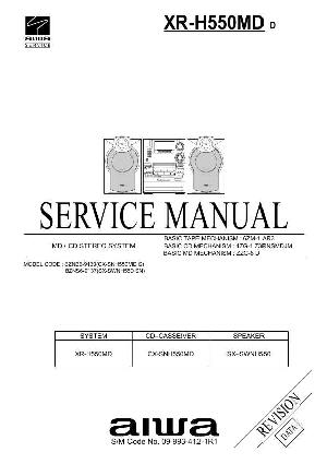 Сервисная инструкция Aiwa XR-H550MD ― Manual-Shop.ru