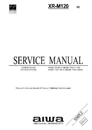 Service manual Aiwa XR-M120 ― Manual-Shop.ru