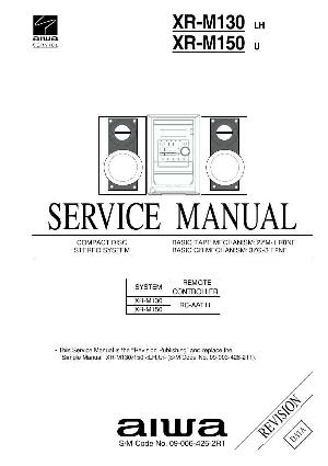 Сервисная инструкция Aiwa XR-M130, XR-M150 ― Manual-Shop.ru