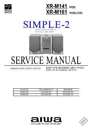 Service manual Aiwa XR-M141, XR-M161 ― Manual-Shop.ru
