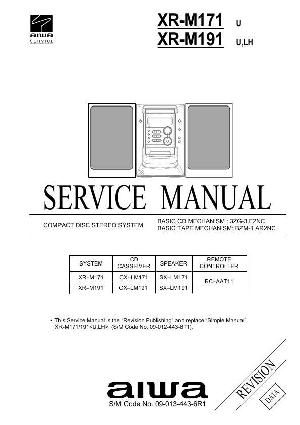 Сервисная инструкция Aiwa XR-M171, XR-M191 ― Manual-Shop.ru