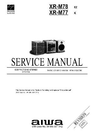 Сервисная инструкция Aiwa XR-M77, XR-M78 ― Manual-Shop.ru