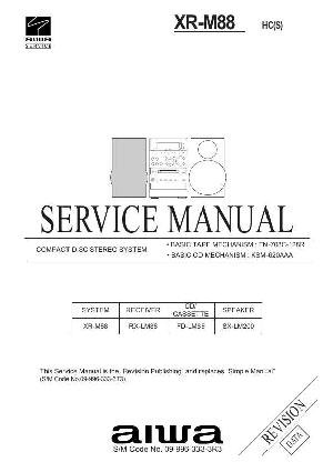 Сервисная инструкция Aiwa XR-M88 ― Manual-Shop.ru